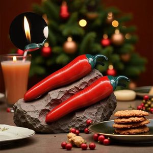 Nhà máy bán trực tiếp bật lửa gas hình ớt sáng tạo, bật lửa thuốc lá có thể nạp lại vui nhộn làm quà tặng khuyến mãi - Product Image 5