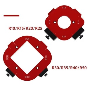 Juego de 2 piezas, molde de fresado de 4 en 1 para aberturas de tableros de madera industriales, para módulos de arco de esquina semicircular en forma de R, para armarios - Product Image 3