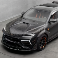 Kit de Carrocería Mansory Style URUS SE de Fibra de Carbono, Parachoques Delantero y Trasero, Faldones Laterales, Alerón para Lamborghini URUS SE