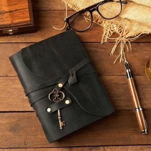 Luxury Genuine Leather <b>Diary</b> Journal <b>A5</b> Handmade Notebook with Deckle Edge Paper Vintage Leather Writing Planner Travel Notebook - Product Image 3