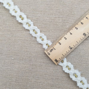 Accesorio decorativo de algodón cofre blanco de encaje francés de alta calidad para prendas y bolsos Técnicas de impresión impresionantes - Product Image 5