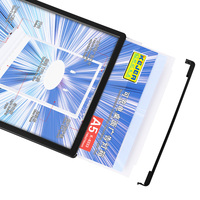 A5 Boîte à LED double face Rechargeable Table Menu Board Desktop Led Light Box Display Rack