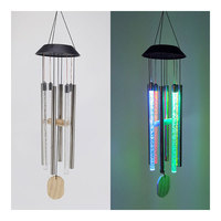 Lumière solaire de haute qualité à LED pour le vent belle lumière ornementale à changement de couleur produit en gros