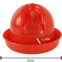 Abreuvoir automatique pour cailles en plastique pour élevage avicole