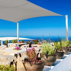 Voile d'ombrage imperméable 3*4 mètres pour jardin et piscine, en Oxford et polyester HDPE, pour ombrage extérieur - Product Image 5