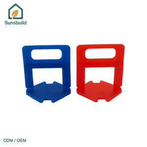 Système de nivellement de carreaux de couleur personnalisée, clips auto-nivelants en matériau PP et cales réutilisables pour une pose parfaite des carreaux de céramique - Product Image 1