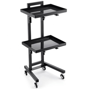 2026 NEW Internet Celebrity Barber Shop Trolley Salon <b>Tool</b> <b>Cart</b> Haircut Foldable Customizable Adjustable Special Perm Dye - Product Image 1