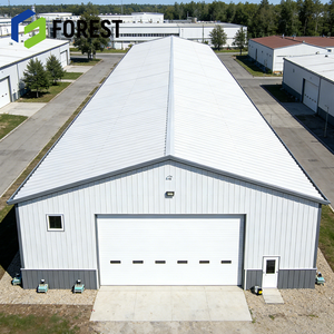 Almacén de Gran Envergadura con Estructura de Acero Pesado y Paneles EPS, Resistente a la Intemperie, con Estructura de Viga en I, para Texas - Product Image 1