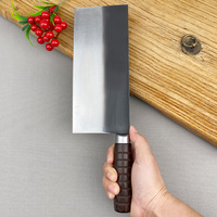 Couteau de cuisine de chef professionnel avec manche en bois Couteau à trancher la viande domestique Stock du fabricant disponible