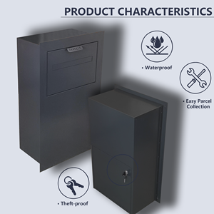定制砖砌包裹递送投递箱包裹邮筒，带高安全锁 - Product Image 6