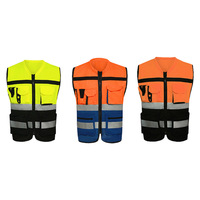 Gilet de sécurité réfléchissant haute visibilité garde de sécurité routière bon marché système Molle pour motos autres activités