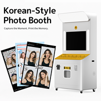 Machine Photobooth de Luxe Style Coréen, Kiosque Photo Beauté pour Mariages, Fêtes, Expositions et Services de Location