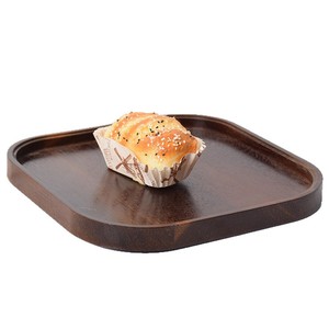 Walnut Wood Serving <b>Tray</b> Rectangular Solid Wood <b>Tea</b> <b>Tray</b> Household Fruit Breakfast Plate Dish Teapot Holder Brewing <b>Tray</b> - Product Image 3