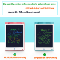 Tablette d'écriture numérique LCD 12 pouces pour enfants multicolore Smart Toddler Doodle Graphic Board Auto-adhésif Electronic Writing