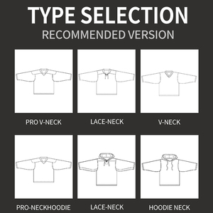 Hoge Kwaliteit Custom V-Hals Ijshockey Uniformen College Jersey Top Shirts Sportkleding Sets - Product Image 6