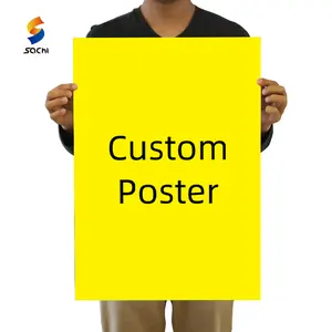 Chất lượng cao số lượng lớn thiết kế poster in kỹ thuật số siêu thị quảng cáo bóng đá quái vật cao Poster