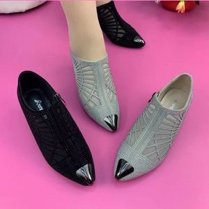Nouvelles Chaussures de Danse pour Femmes à Talons Épais Pointus, Confortables et Polyvalentes, Respiration Fine, Bouche Profonde, Vente Chaude Transfrontalière - Product Image 3
