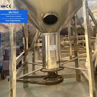 Mélangeur vertical à tambour efficace en acier inoxydable avec moteur AC/DC pour un mélange homogène de farine, de poudre de blé et de préparations de boulangerie