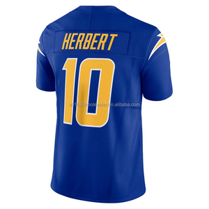 Maillot de football pour homme style tendance 2026 Ladd McConkey, brodé, Derwin James Jr, Justin Herbert 52, Khalil, tailles S-3XL - Product Image 3