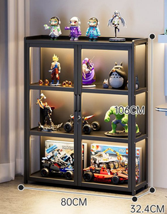 Handmade Acrylic cửa tủ với LED ánh sáng huy chương Bộ sưu tập LED cửa hàng hiển thị trường hợp cho bia rượu hiển thị siêu thị kệ - Product Image 6