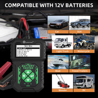 Probador de batería de coche de 12V, herramienta de diagnóstico de alternador de baterías automotrices digitales, análisis de capacidad de carga CCA 100-2000 para coche