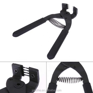 Outils de perforation pour l'artisanat du cuir Pince silencieuse à main Diamant <span class=keywords><strong>Couture</strong></span> <span class=keywords><strong>Ciseau</strong></span> à piquer Fer à repasser 4mm Espacement 2/4 dents - Product Image 1