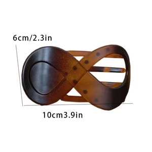 Pinza de pelo de plástico sin costuras, pinza de pico de pato para mujer, pinza de pelo grande para mujer y niña, horquillas simples, herramientas de estilismo, accesorios para el cabello - Product Image 4