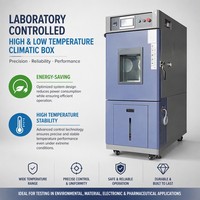 Cámara de Prueba de Temperatura Alta y Baja Controlada en Laboratorio, Equipo de Estabilidad Climática Programable, Proveedor de Fábrica
