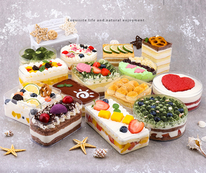 Bán Buôn Tùy Chỉnh Đa Kích Cỡ Rõ Ràng Acrylic Bánh Hộp Với Nắp Cho Bánh Container - Product Image 6