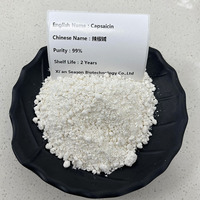 Poudre de capsaïcine synthétique en vrac en gros, capsaïcine pure nonivamide