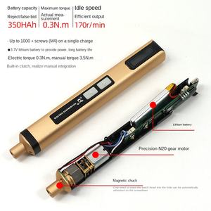 XIXI 53-in-1 미니 전동 드라이버 세트 충전식 리튬 배터리 DIY 브러시리스 모터 3.7V 0.3N.m 최대 토크 170 RPM - Product Image 2