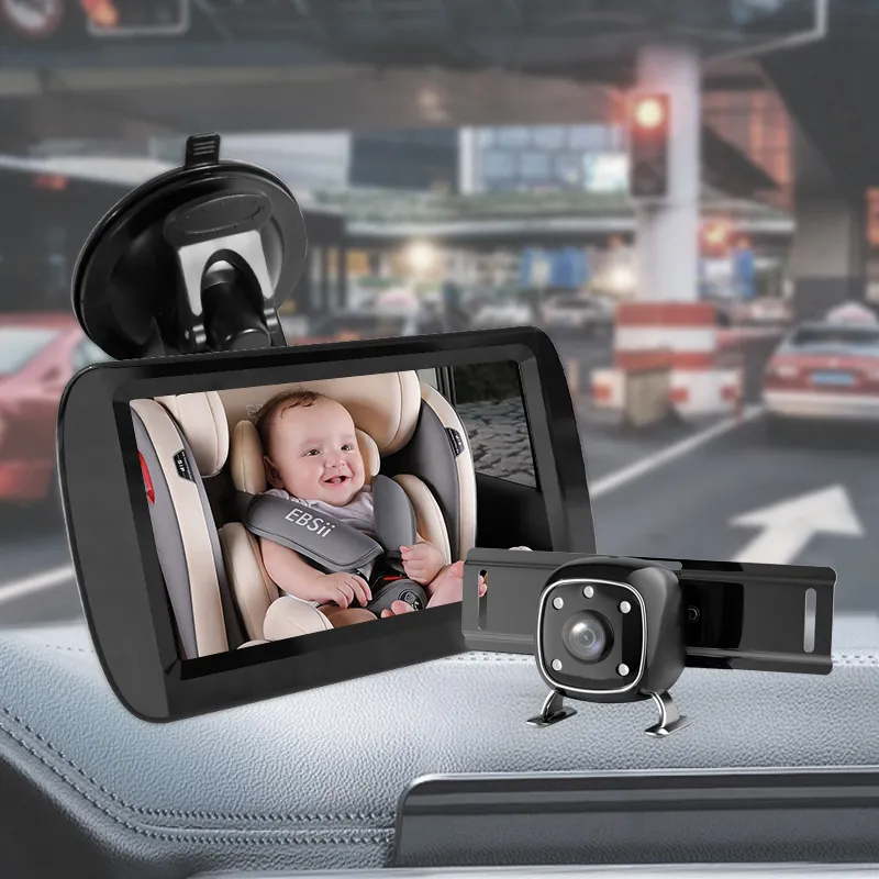 자동차 뒷좌석 어린이 유아 안전 모니터 4.3 인치 아기 카메라에서 새로운 HD IR 야간 투시경