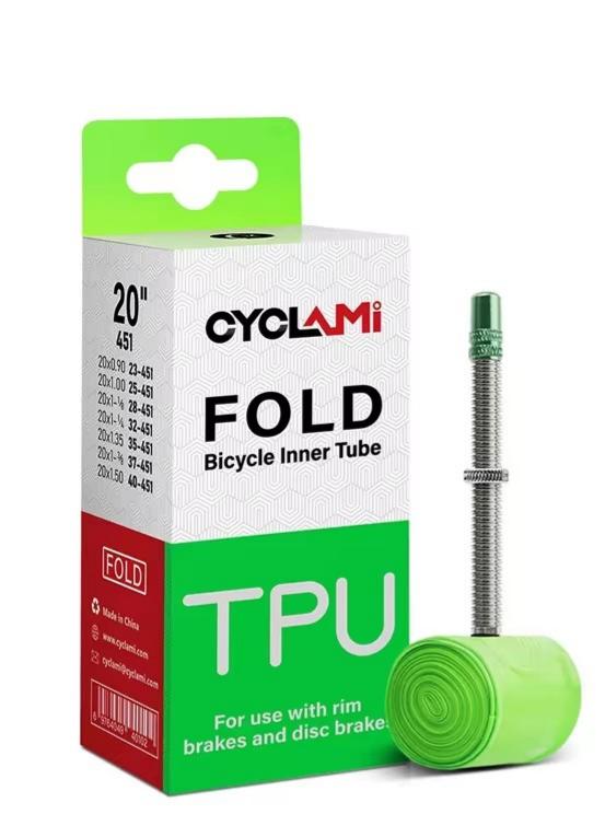 Vélo pliant 451 20 pouces 60mm /vert