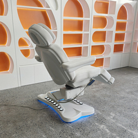 Multifunktionale Salonmöbel 4-Motoren Elektrische Gesichtsmassageliege Moderne Verstellbare Rotierende Kosmetik-Spa-Schönheitsliege