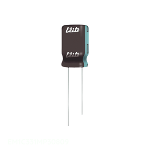 Condensador Original de Orificio Pasante de 330 uF, Aluminio, 330UF, 20%, 16V, Radial, TH EM1C331MP30809 - Product Image 1