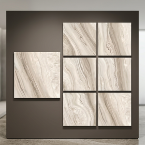 Stardust Pecan Double Glazed Porcelain Floor Tiles Glossy Marble Finish Multi Size Collection 800x800mm 80x80cm - Product Image 6