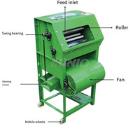 Décortiqueuse d'arachides automatique UNIO, haute efficacité, électrique, pour usage domestique, équipement fiable de récolte d'arachides pour petites exploitations agricoles