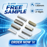 Connecteur fil-circuit imprimé, pas de 1,5 mm, boîtier de connecteur PCB, hauteur 5,6 mm, montage supérieur, alternative JST ZH1.5 pour appareils électroménagers