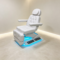 Mobilier de salon nouvellement conçu Traitement cosmétique réglable à 4 moteurs Lit facial Massage de luxe Spa Lit à cils