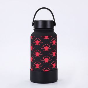 Botella de agua deportiva portátil con tapa, vaso de acero inoxidable 304 aislado, estilo auricular de gran capacidad - Product Image 3