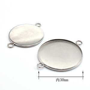 Stainless Steel 14mm Round Gold Cabochons Base Tray Bezels Blank Setting <strong>Supplies</strong> for <strong>Jewelry</strong> Making Findings Bracelet Pendant - Product Image 5