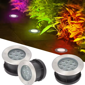 Lumière souterraine <span class=keywords><strong>LED</strong></span> 24W Blanc chaud <span class=keywords><strong>IP67</strong></span> Étanche <span class=keywords><strong>Extérieur</strong></span> Encastré Éclairage encastré dans le sol Jardin Encastré Chemin <span class=keywords><strong>Spot</strong></span> Lampe 110V <span class=keywords><strong>220V</strong></span> - Product Image 5