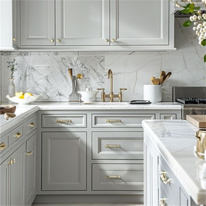 Cbmmart giá tốt Inset tùy chỉnh tủ bếp bán buôn treo tường tủ bếp được xây dựng trong Modular tủ bếp 1 Bộ - Product Image 4