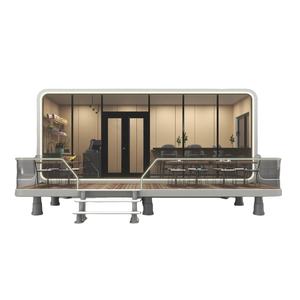 Casa modular prefabricada de cápsula espacial 2024, casa de cápsula espacial de 2 dormitorios, casa móvil de lujo, Mobilheim Casa <span class=keywords><strong>movil</strong></span> - Product Image 2