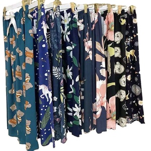 Modello SDC009 a 2,23 Dollari, <span class=keywords><strong>Pantaloni</strong></span> Casual Estivi in Cotone a Vita Libera per <span class=keywords><strong>Donna</strong></span>, Gamba Dritta Lunga, <span class=keywords><strong>Taglie</strong></span> Forti - Product Image 1