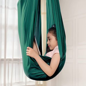 360 Swivel Stretchable Durable Nylon Indoor Outdoor Therapy <strong>Sensory</strong> <strong>Swing</strong> <strong>for</strong> Child 150kg Weight Capacity All Seasons 1-2 Person - Product Image 4