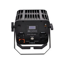 Projecteur de scène LED DMX512 9x18W RGBWAUV, boîtier en aluminium, IP65, rechargeable, étanche, pour extérieur, KTV, discothèque, mariage