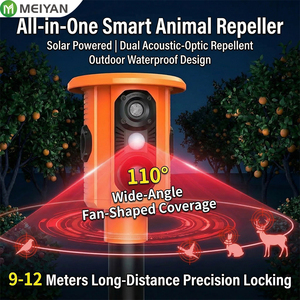 Répulsif Solaire Ultrasonique IP64 Contre les Ratons Laveurs pour Jardin et Cour, 120 dB, Expédition Rapide Directe Usine - Product Image 5