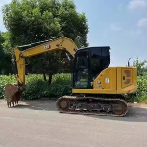 Utilisé pour CAT 307.5 Mini Excavator 7ton Original Digger avec parfait état de fonctionnement Moteur d'occasion Boîte de vitesses Pompe et PLC pour - Product Image 1