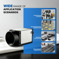 Caméra industrielle Gigabit Ethernet à monture C de taille compacte pour l'automatisation de l'inspection des défauts